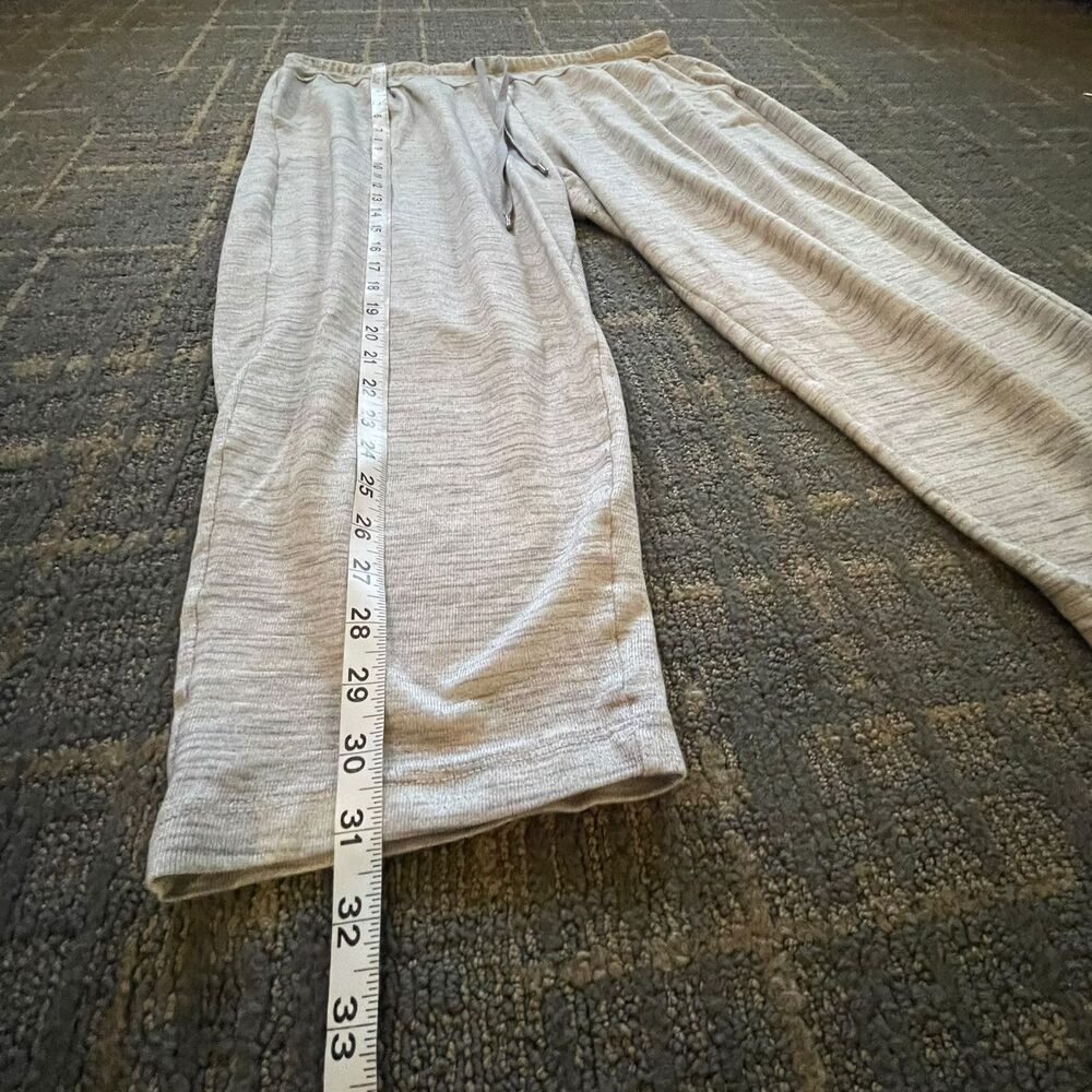 Secret Treasures Womens Size XL (16-18) Heather Gray Cropped Jogger Pants Lounge - Picture 6 of 8